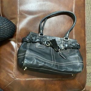 Coach pebble leather Hampton bag